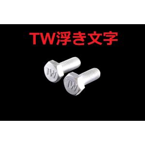 C-115 TW 浮き文字 アルミ製 M6×16 2本1セット ナンバーボルト TW200/E TW...