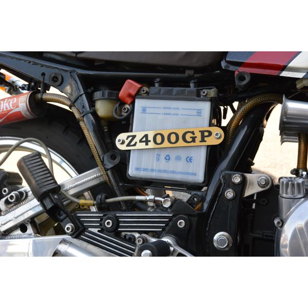 D-20-1 GP 金黒 アクリル製 Z400GP バッテリーバンド バッテリーステー カスタム パ...