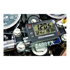 D-4-1 Z400FX用 ガラス調 アクリル製 ヨシムラ油温計 PRO-GRESS 2 用 取付ステー カスタム パーツ｜フレイア