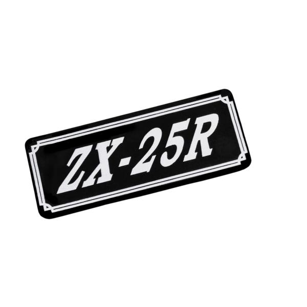 E-105-4 ZX-25R 黒/白 オリジナルステッカー スクリーン サイドカバー カウル カスタ...