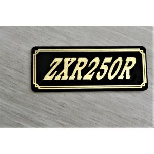 E-105-3 ZX-25R 黒/金 オリジナルステッカー スクリーン サイドカバー