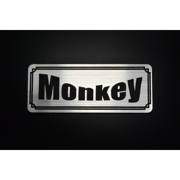 E-201-2 Monkey 銀/黒 オリジナル ステッカー ホンダ モンキー50 AB27 フェン...