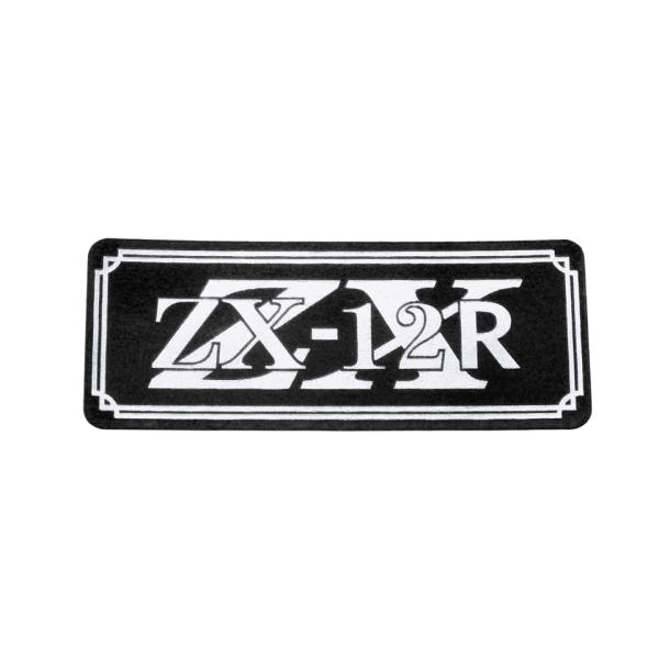 E-34-4 ZX-12R 黒/白 オリジナルステッカー テールカウル カウル サイドカバー スクリ...