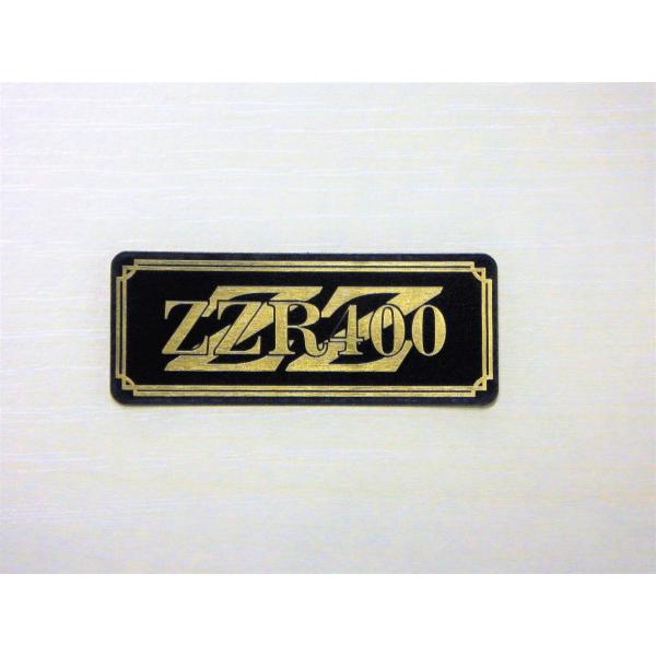 E-37-3 ZZR400 黒/金 オリジナルステッカー テールカウル カウル サイドカバー スクリ...