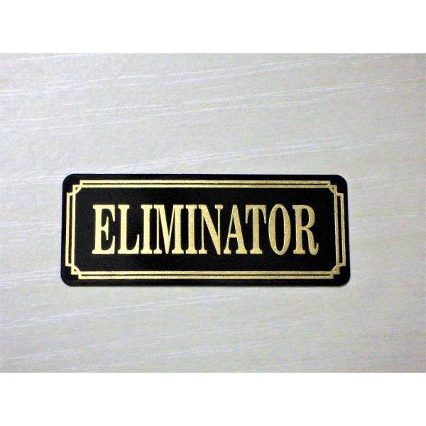 E-42-3 ELIMINATOR 黒/金 オリジナルステッカー エリミネーター 400 250 V...