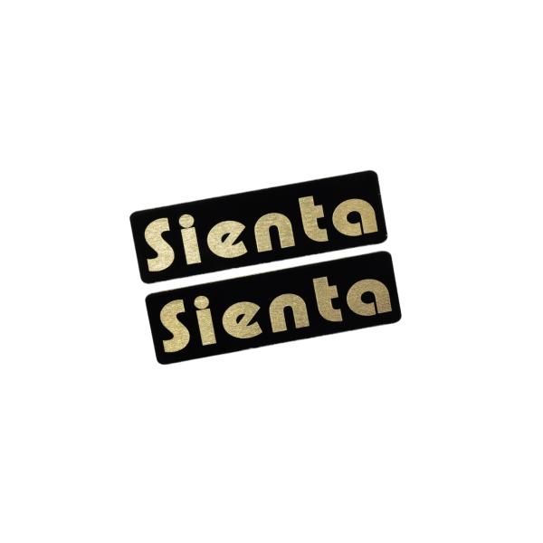 EE-524-3 Sienta 黒金 アクリル2層 ステッカー トヨタ シエンタ 10 170 カス...