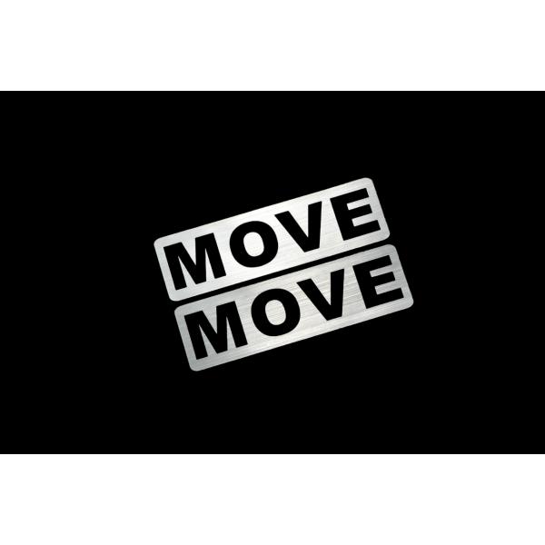 EEE-210-2 MOVE 銀黒 アクリル2層 ステッカー ダイハツ ムーヴ LA100S L17...