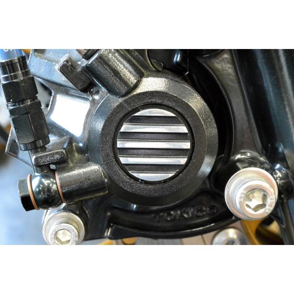 F-30-1 フィンタイプ Z400FX E4 用 キャリパー貼付けフィン 1枚(1キャリパー分) ...