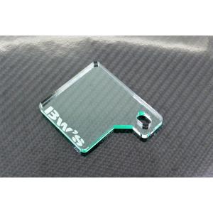 J-30-1 MONKEY ガラス調 自賠責ス テッカープレート 厚さ5mm モンキー