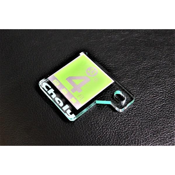 J-53-1 Chaly ガラス調 自賠責ス テッカープレート 厚さ5mm シャリー70 シャリー5...