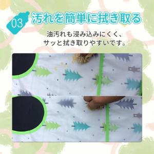 お食事エプロン ベビー 保育園 子ども くま ...の詳細画像5