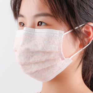 マスク 不織布 おしゃれ レース 夏用 30代...の詳細画像4