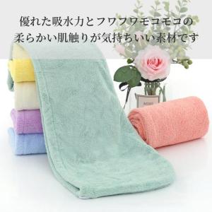ヘアタオル 吸水 速乾 ヘアキャップ 夏 時短...の詳細画像3