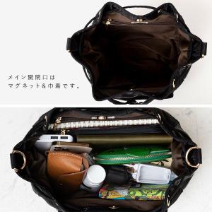 高密度ナイロン 2WAY 10ポケット 巾着 ...の詳細画像5