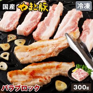 国産 やまと豚 バラ肉 ブロック 300g | [冷凍] 豚肉