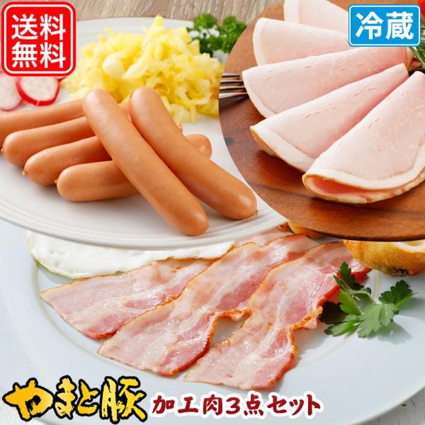 ベーコン ハム ウインナー 3点セット NS-B | [冷蔵] 父の日 母の日 食べ物 肉 食品 ソ...