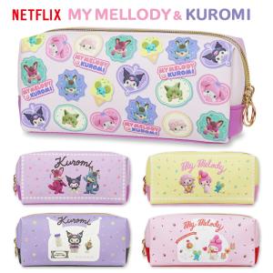 ペンケース 筆箱 女の子 サンリオ NETFLIX マイメロディ & クロミ ペンポーチ おしゃれ かわいい 可愛い 大容量 小学生 小学校 中学生 高校生 女子