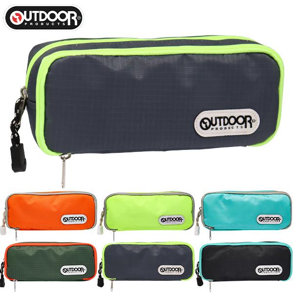 ペンケース OUTDOOR PRODUCTS アウトドア リップストップ Wファスナー ペンポーチ ...