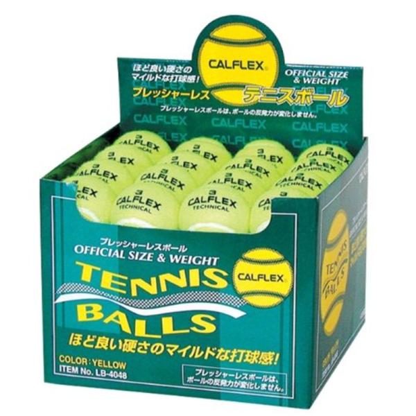硬式テニス用ノンプレッシャー・ボール サクライ貿易(SAKURAI) CALFLEX(カルフレックス...