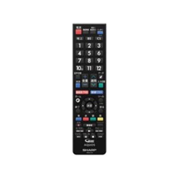 家電 ゆうパケット対応品シャープSHARP シャープ液晶テレビ用リモコンブラック系 01063805...