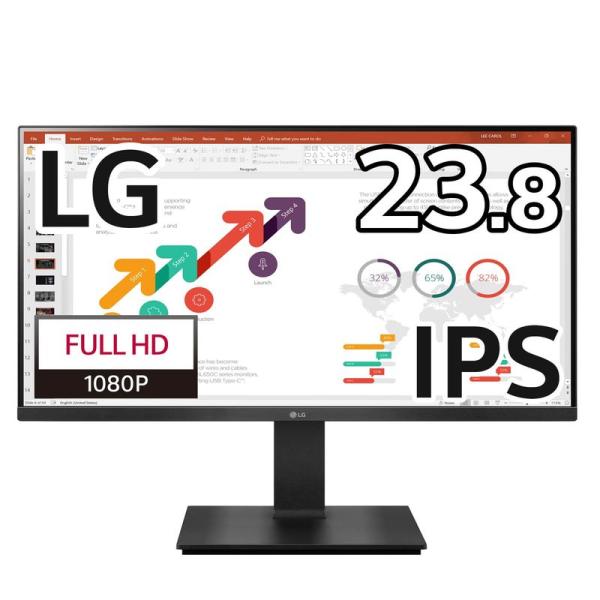LG モニター ディスプレイ 24BP450Y-B 23.8インチ IPS フルHD ビジネスモニタ...