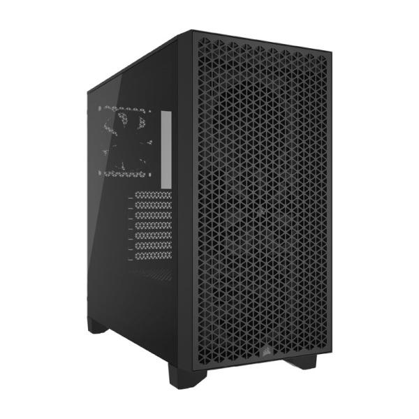 CORSAIR 3000D TG AIRFLOW Black 120mmファン 2基搭載 ミドルタワ...