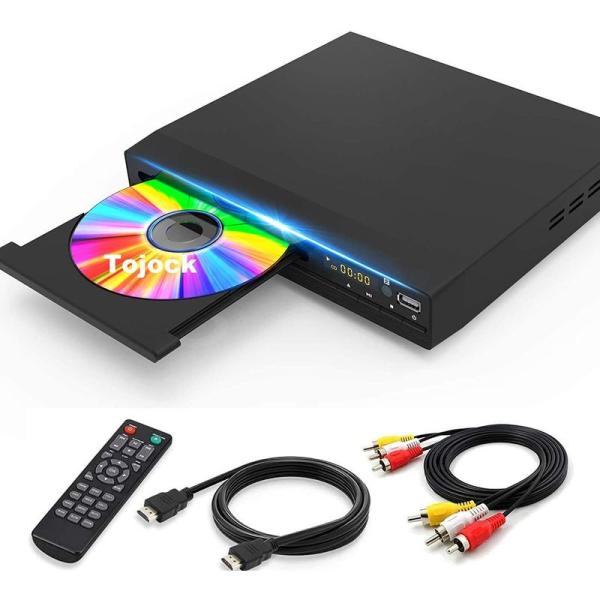 DVDプレーヤー HDMI 1080Pサポート CPRM対応 DVD/CDディスクプレーヤー再生専用...