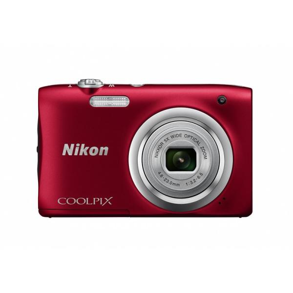 Nikon デジタルカメラ COOLPIX A100 光学5倍 2005万画素 レッド A100RD