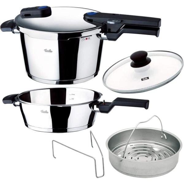 圧力鍋 4.5L+2.5L フィスラー(Fissler) ビタクイック プラススキレット付き スペシ...