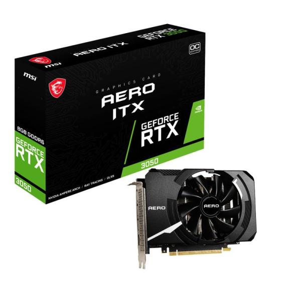 グラフィックスボード MSI GeForce RTX 3050 AERO ITX 8G OC VD7...