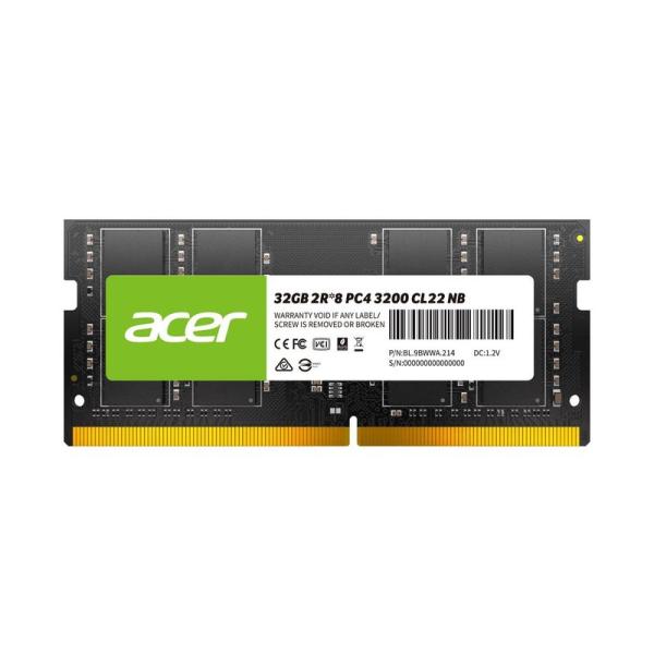 パソコン周辺機器 AcerノートPC用メモリ PC4-25600(DDR4-3200) 32GB D...