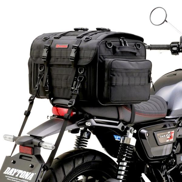 バイク用シートバッグ Lサイズ(42-56L) アウトドア用品 デイトナ ヘンリービギンズ バイク用...