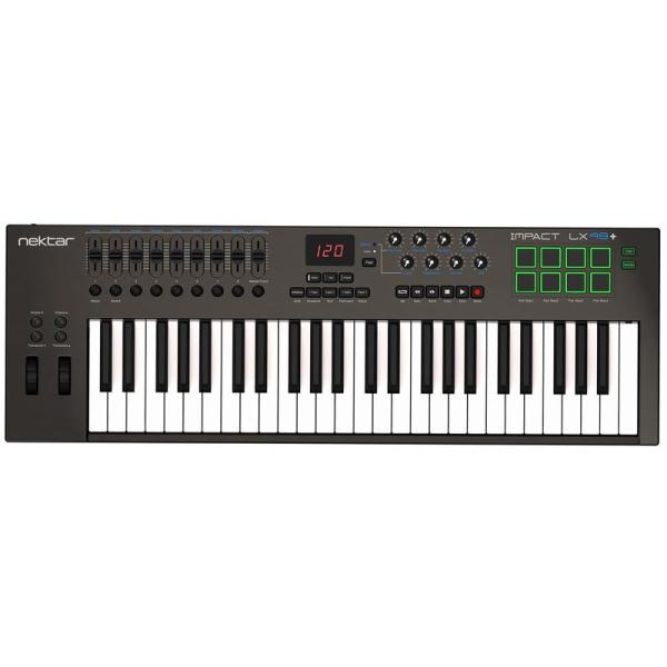 Nektar Technology IMPACT LX49+ MIDIコントローラー 49鍵 鍵盤 ...