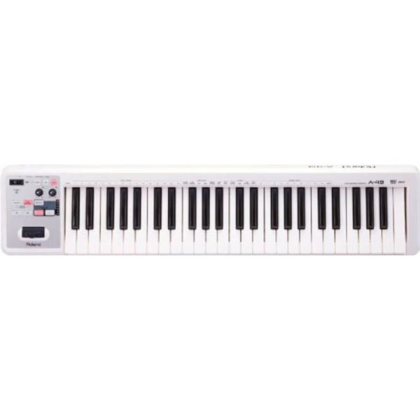 MIDIコントローラー ホワイト MIDIキーボード Roland MIDI Keyboard Co...