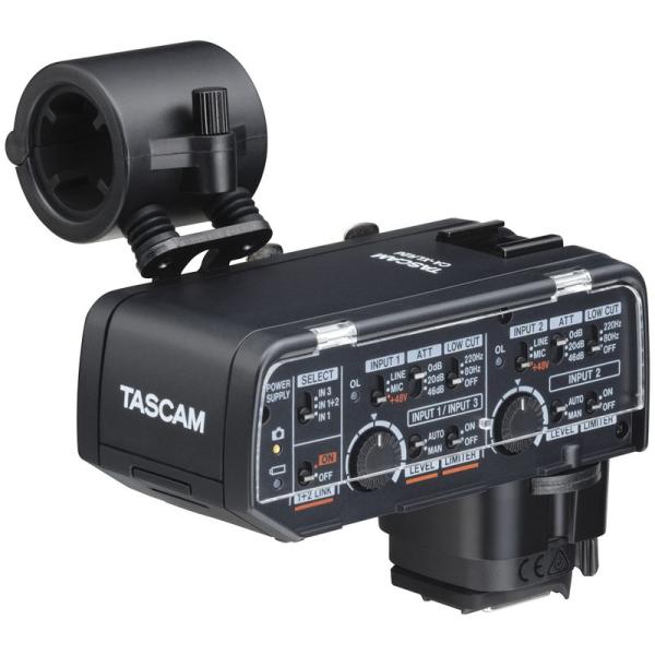 TASCAM(タスカム) CA-XLR2d-C ミラーレスカメラ対応XLRマイクアダプター(キヤノン...