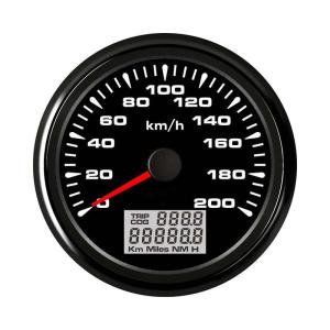 ELING 防水GPSスピードメーター オドメーター ベロメーター 走行距離の記録展示 0-200KM/H 9-32V 八種類のバックライト｜friendlymoon