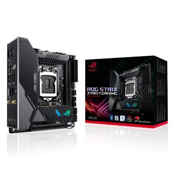 ASUS INTEL Z490 搭載 LGA1200 対応 ROG STRIX Z490-I GAM...