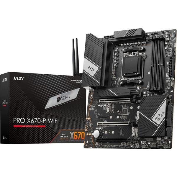 MSI マザーボード PRO X670-P WIFI AMD Ryzen 7000 シリーズ(AM5...