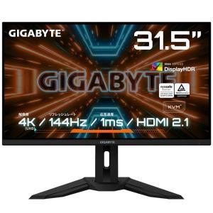 ゲーミングモニター GIGABYTE M32U Gaming Monitor(31.5型/UHD(4K)/ 平面モニター/144Hz/1ms