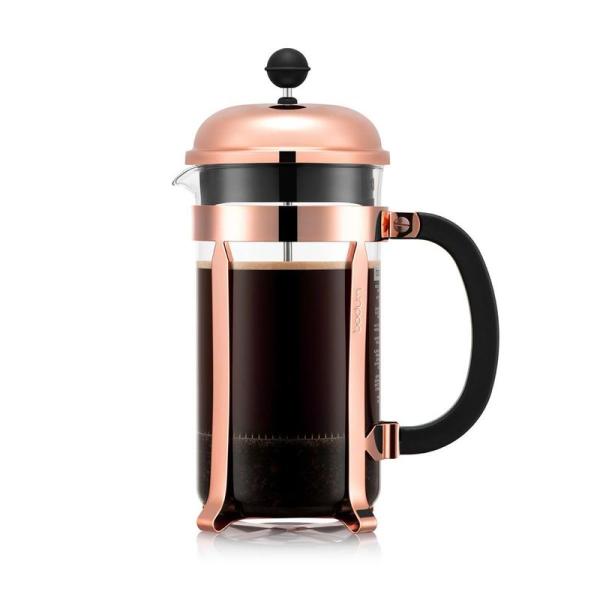 コーヒープレス ピンクゴールド フレンチプレスコーヒーメーカー BODUM ボダム CHAMBORD...