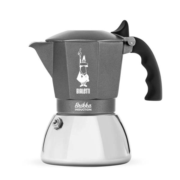 Bialetti (ビアレッティ) ブリッカインダクション 4カップ用 IH対応 &amp; 直火式 (コー...