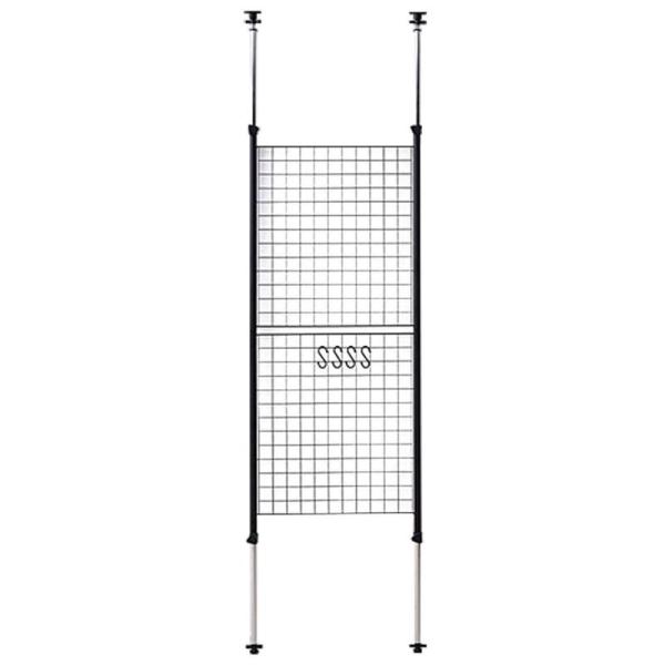 間仕切り 幅60×奥行5×高さ166.5-295.5cm 収納家具 山善 突っ張り パーテーション ...