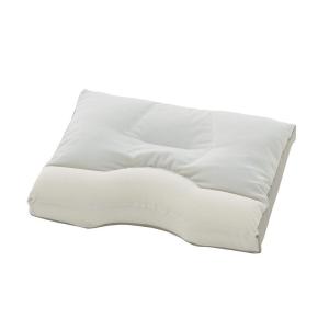 フランスベッド正規品 枕 ホワイト 39×52cm 「New ショルダーフィットピロー そばがら ハイタイプ」 厚さ5.5~6.5cm そば｜friendlymoon