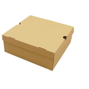 横井パッケージ ムートンブーツ・ショートブーツ箱 Ｎ式タイプ クラフト (330×330×130) 20枚セット