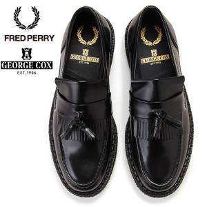 FRED PERRY ローファー George Cox Tassel Loafer Leather／ジョージ