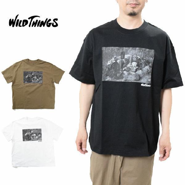 ワイルドシングス プリントTシャツ TOOLS 半袖 WILD THINGS WT21027K メン...