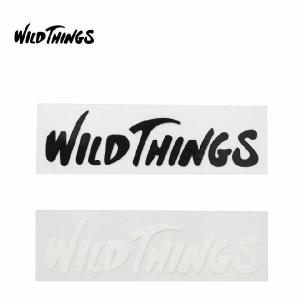 ワイルドシングス ステッカー カッティングロゴステッカー 転写式 WILD THINGS WT21262TA アウトドア スポーツ バイク 車 ブランド