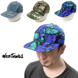 ワイルドシングス プリントベースキャップ 帽子 WILD THINGS WT24034SL メンズ  アウトドア キャンプ PRINT BASE CAP｜friends-y