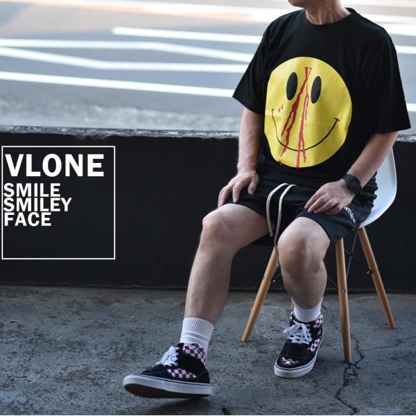 VLONE ヴィーロン　ヴィローンSMILE SMILEY FACEスマイルフェイス SS TEE ...