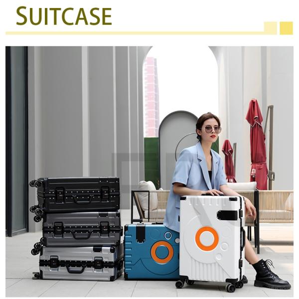スーツケース キャリーケース キャリーバッグ Sサイズ 超軽量 ダイヤル式 かわいい 旅行用品 かば...